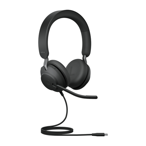 Jabra Evolve2 40 SE USB-C UC Stereo, Wired, 20 - 20000 Hz, Calls/Music, Headset/Headphone, Black