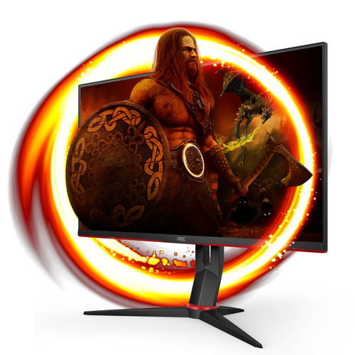 AOC G2 Q27G2U/BK 27" 2560 x 1440 pixels Quad HD LED Monitor Black, Red