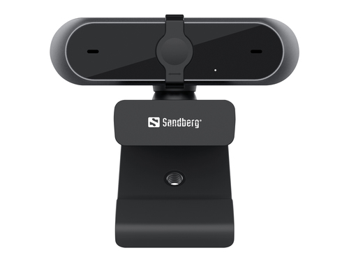 Sandberg USB Webcam Pro, 5MP, Full HD, 30fps, 1080p, Built-in Mic, Plug & Play