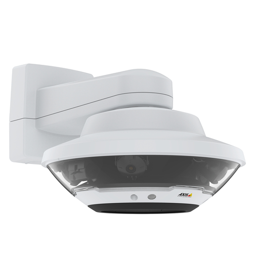 Weatherproof IP66 wall-mount camera with SD card storage and H.264/H.265 support