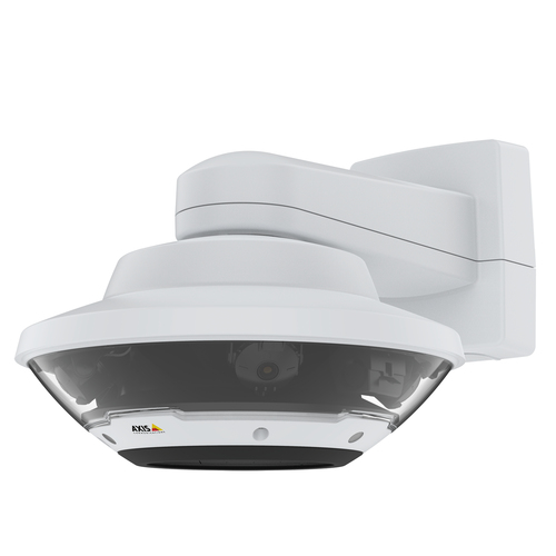 Wired PoE IP camera with night vision, WDR, and IK10 vandal-resistant housing