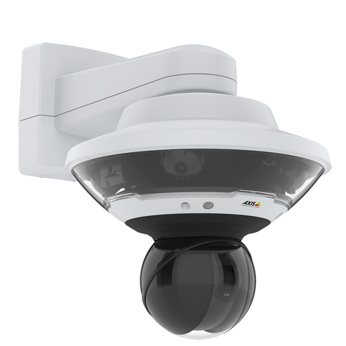 Weatherproof IP66 wall-mount camera with SD card storage and H.264/H.265 support