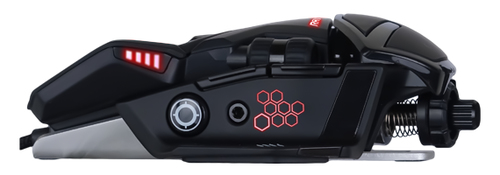 Mad Catz R.A.T. 6+ high DPI gaming mouse side view image