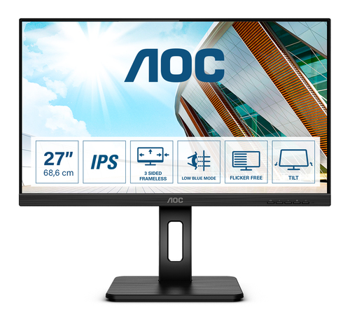 AOC P2 27P2Q, 68.6 cm (27"), 1920 x 1080 pixels, Full HD, LED Monitor