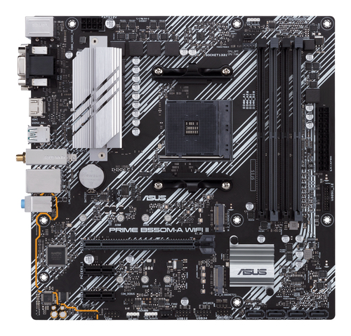 Asus PRIME B550M-A WIFI II Micro ATX AM4 Motherboard