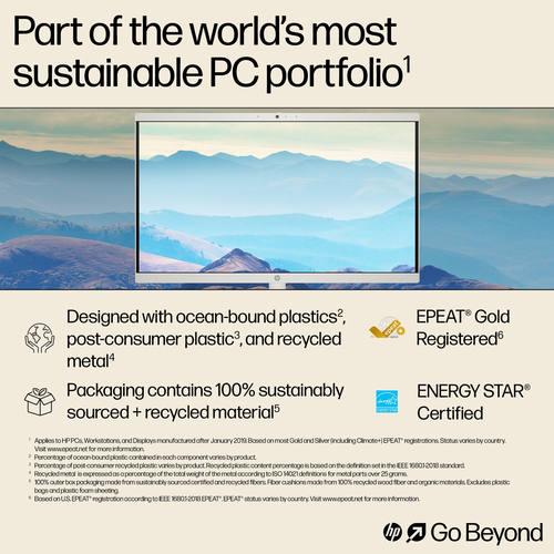 HP 22-dg0007na, 21.4", Intel® Celeron®, 8 GB, 128 GB, Windows 11