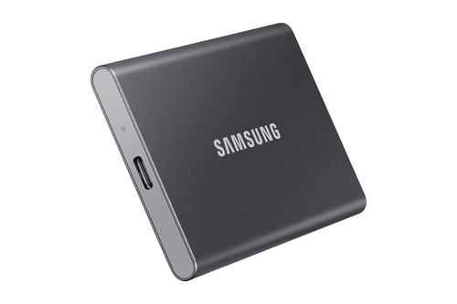 Samsung Portable SSD T7 2TB USB-C 3.2 Gen 2, 1050MB/s, Grey, Password Protected