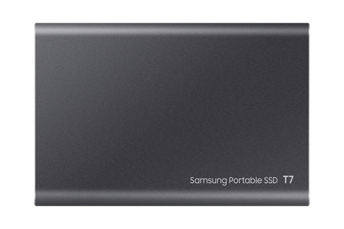 Samsung Portable SSD T7 1TB USB-C 3.2 Gen 2, 1050MB/s, Grey, Password Protected