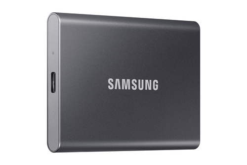 Samsung Portable SSD T7 2TB USB-C 3.2 Gen 2, 1050MB/s, Grey, Password Protected