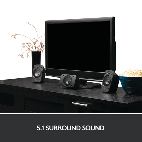 Logitech Surround Sound Z906, 5.1 channels, 500 W, Universal Speakers, Black