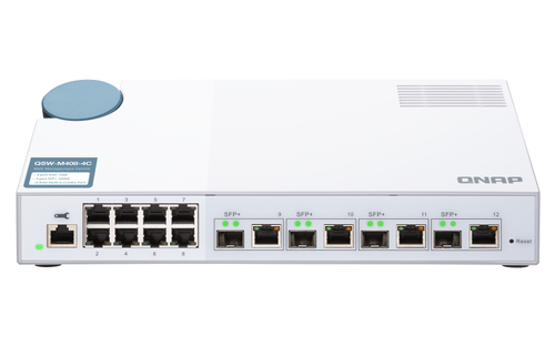 QNAP (QSW-M408-4C), L2, Gigabit Ethernet Managed Switch