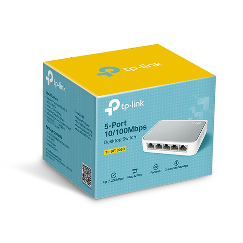 TP-Link (TL-SF1005D), Fast Ethernet Unmanaged Network Switch
