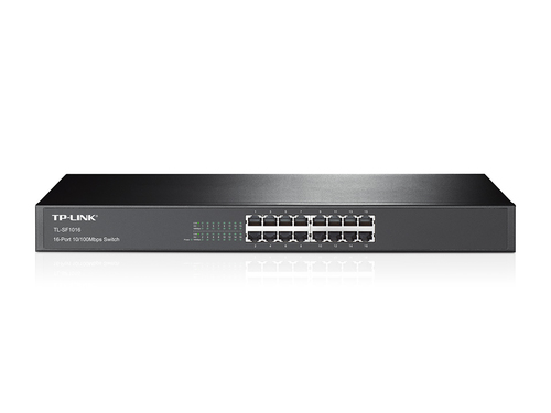 TP-Link, 16-Port Fast Ethernet, Unmanaged Network Switch