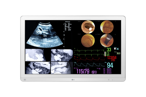 LG 32HL714S-W 31.5-inch 4K Ultra HD surgical monitor with 3840 x 2160 resolution in white