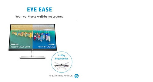 HP E-Series E22 G4, 54.6 cm (21.5"), 1920 x 1080 pixels, Full HD, LCD Monitor