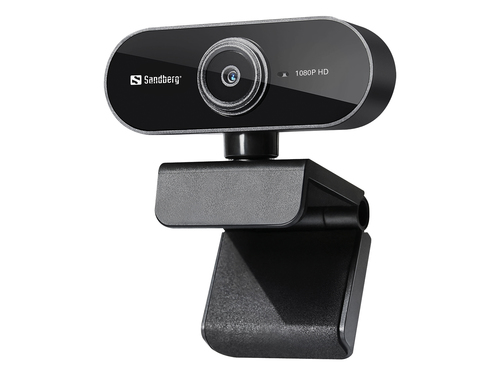 Sandberg USB Webcam Flex 1080P HD, 2MP, Full HD, 30fps, Flexible Arm, USB, Mic