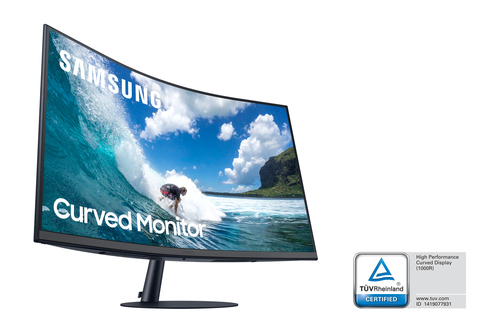 Samsung C24T550FDU, 59.9 cm (23.6"), 1920 x 1080 pixels, Full HD, LED Monitor
