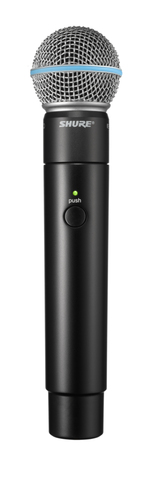Shure MXW2 BETA58 Handheld Transmitter 1900 MHz Black 50 m Range