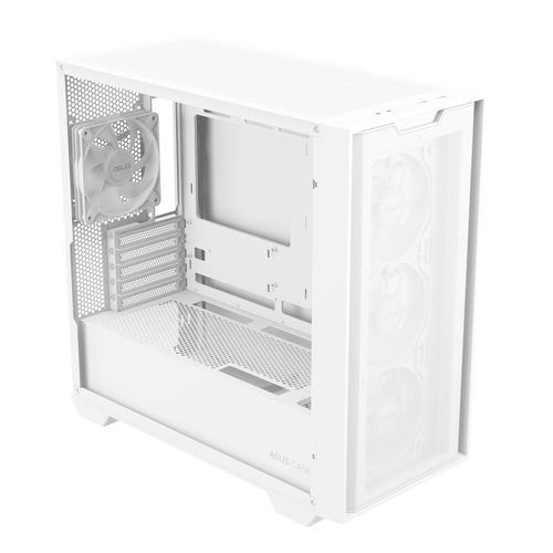 ASUS A21 PLUS, White, micro ATX, Mini-ITX, Mid Tower PC Case
