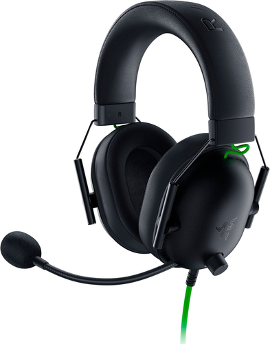 Razer Blackshark V2 X, Wired, Headset/Headphones, Black, Green