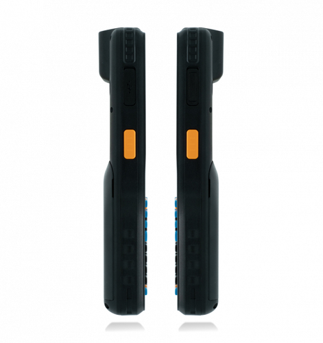 Newland N7 Cachalot Pro II handheld side view showing QWERTY keyboard and rugged design