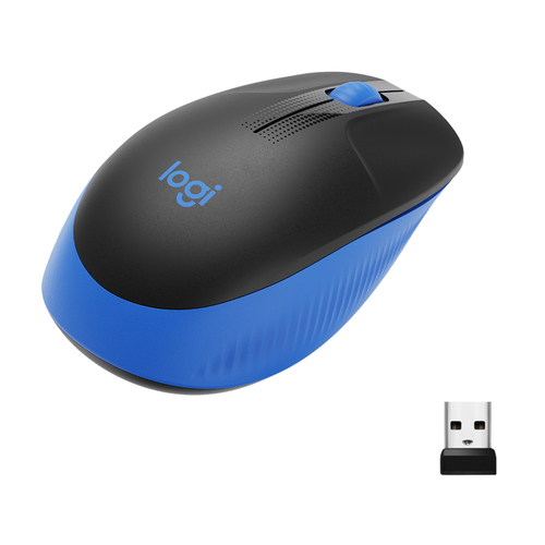 Logitech M190 Full-size wireless mouse, Ambidextrous, Optical, RF, 1000 DPI