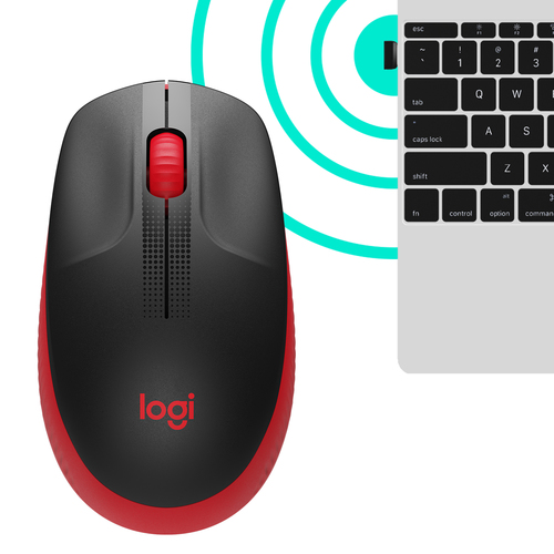 Logitech M190 Full-size wireless mouse (910-005908), Ambidextrous, Optical