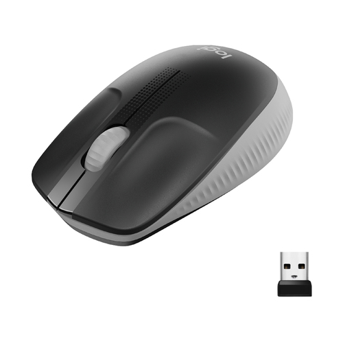 Logitech M190 wireless optical mouse with 1000 DPI sensor for smooth cursor movement