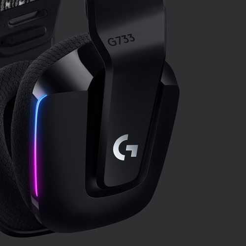 Logitech G G733 Wireless, 20 - 20000 Hz, Gaming, Headset/Headphones, Black