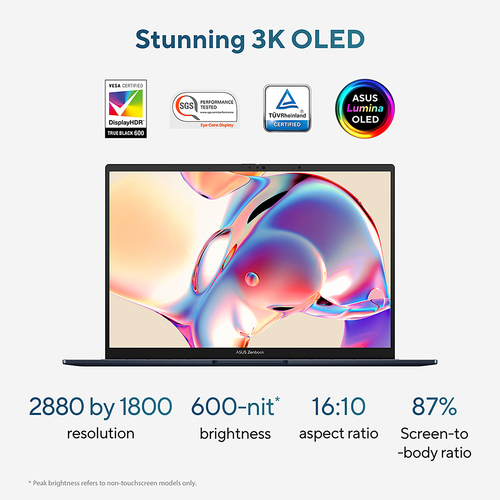 ASUS Zenbook 14 OLED Intel Core Ultra 9 14" 32 GB 1TB Windows 11 Home