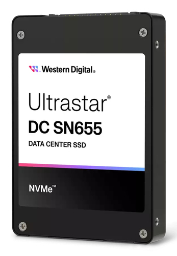 Western Digital Ultrastar DC SN655, 15.4 TB, U.3 NVMe SSD