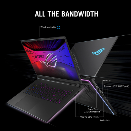ASUS ROG Strix SCAR 18 Intel Core Ultra 9, 18" 2560 x 1600 pixels 64 GB, 2 TB