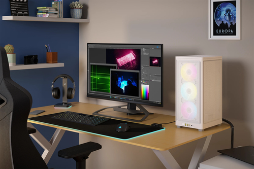 Corsair 2000D RGB Airflow, (SFF), Mesh, Tempered glass, Mini-ITX PC Case