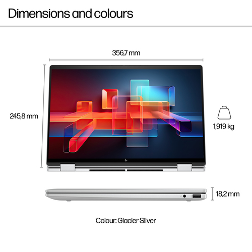 HP ENVY x360 16-ad0000na, AMD Ryzen™ 7, 3.3 GHz 16" 16 GB, 1 TB