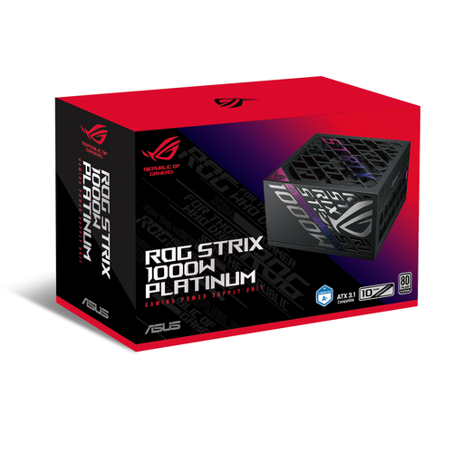 ASUS ROG STRIX, 1000 W, 100 - 240 V, Gaming Power Supply