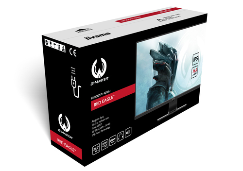 iiyama G-MASTER GB3271QSU 31.5" WQHD Gaming Monitor 2560x1440 165Hz 1ms Black