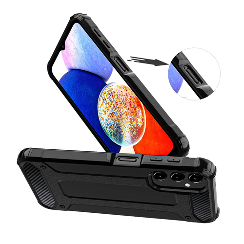 JLC Samsung A55 Military Case, Shell case, Samsung, a55, 16.8 cm (6.6"), Black