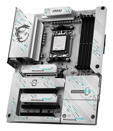 MSI B850 GAMING PLUS WIFI PZ three M.2 slots with Q-Release
