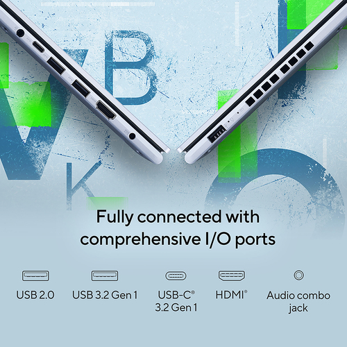 ASUS Vivobook 15 Intel® Core™ i3 15.6" 1920 x 1080 pixels 8 GB 256 GB Windows 11 Home in S mode