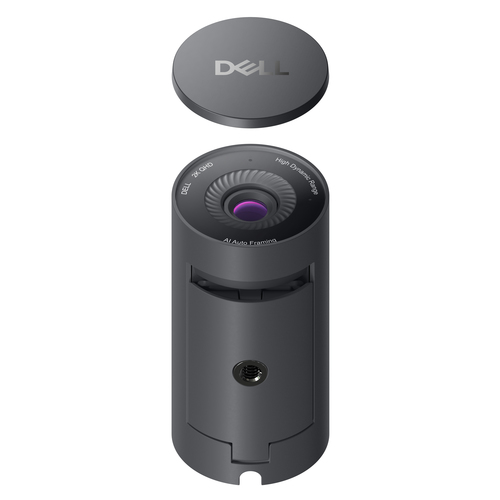 Dell Pro WB5023 2K Webcam, 2560x1440, 60fps, 4x Zoom, Auto Focus, USB, Full HD