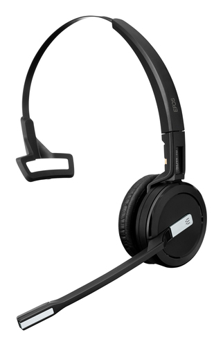 EPOS IMPACT SDW 5011, Wireless, 100 - 7500 Hz, Headset/Headphones, Black