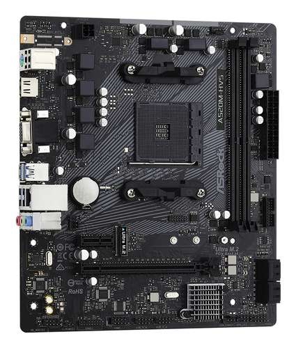ASRock A520M-HVS Micro ATX AM4 Motherboard
