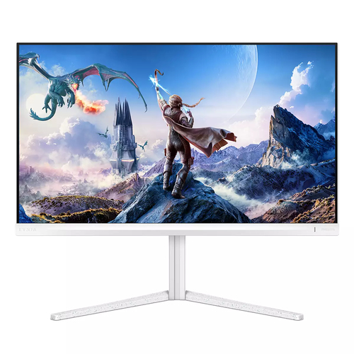 Philips Evnia 5000 LCD monitor on desk setup with sharp 4K screen