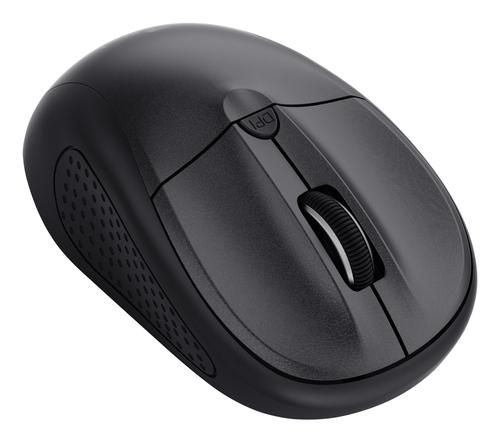 Trust Primo (24966), Ambidextrous, Bluetooth, 1600 DPI, Optical Mouse, Black