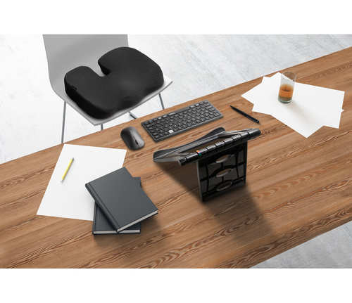 KensingtonK52805EU Adjustable Laptop CoolingStand Black Plastic DeskRiser12–17In