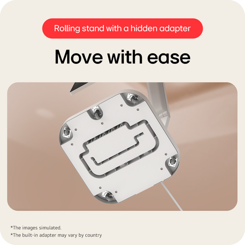 LG 32U889SA-W 4K smart monitor with adjustable rolling stand