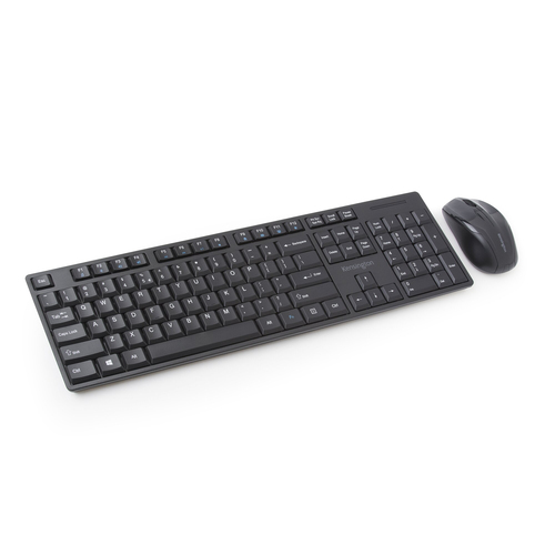 Kensington Pro Fit Low-Profile Wireless Full Size QWERTY Keyboard & Mouse
