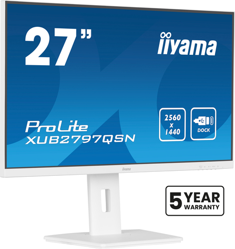 iiyama G-MASTER 27" 2560 x 1440 pixels Quad HD LED Monitor White