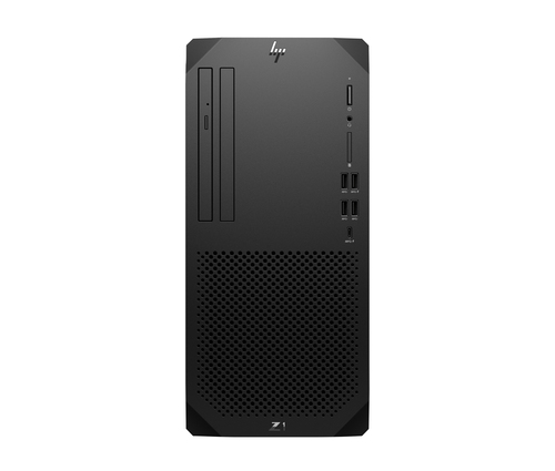 HP Z1 G9 Tower AI workstation front view with Intel i7 processor