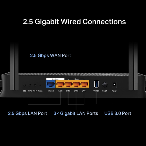 TP-Link Archer BE230, Wi-Fi 7, Dual-band (2.4 GHz / 5 GHz), Ethernet LAN Router